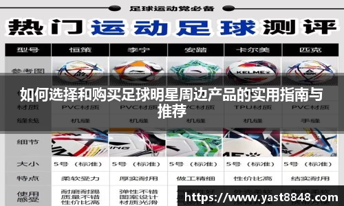 如何选择和购买足球明星周边产品的实用指南与推荐