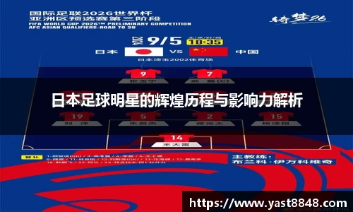 日本足球明星的辉煌历程与影响力解析